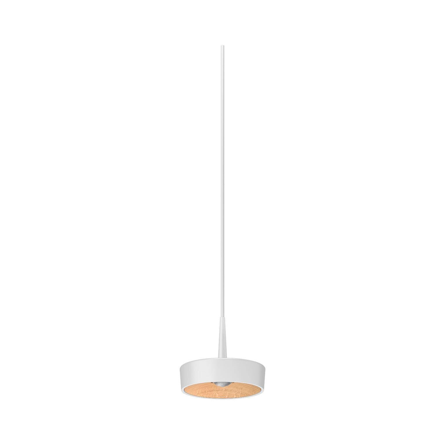 Ribag, KIVO Pendelleuchte 140mm AC, Weiss Eiche, natürliche Raumbeleuchtung