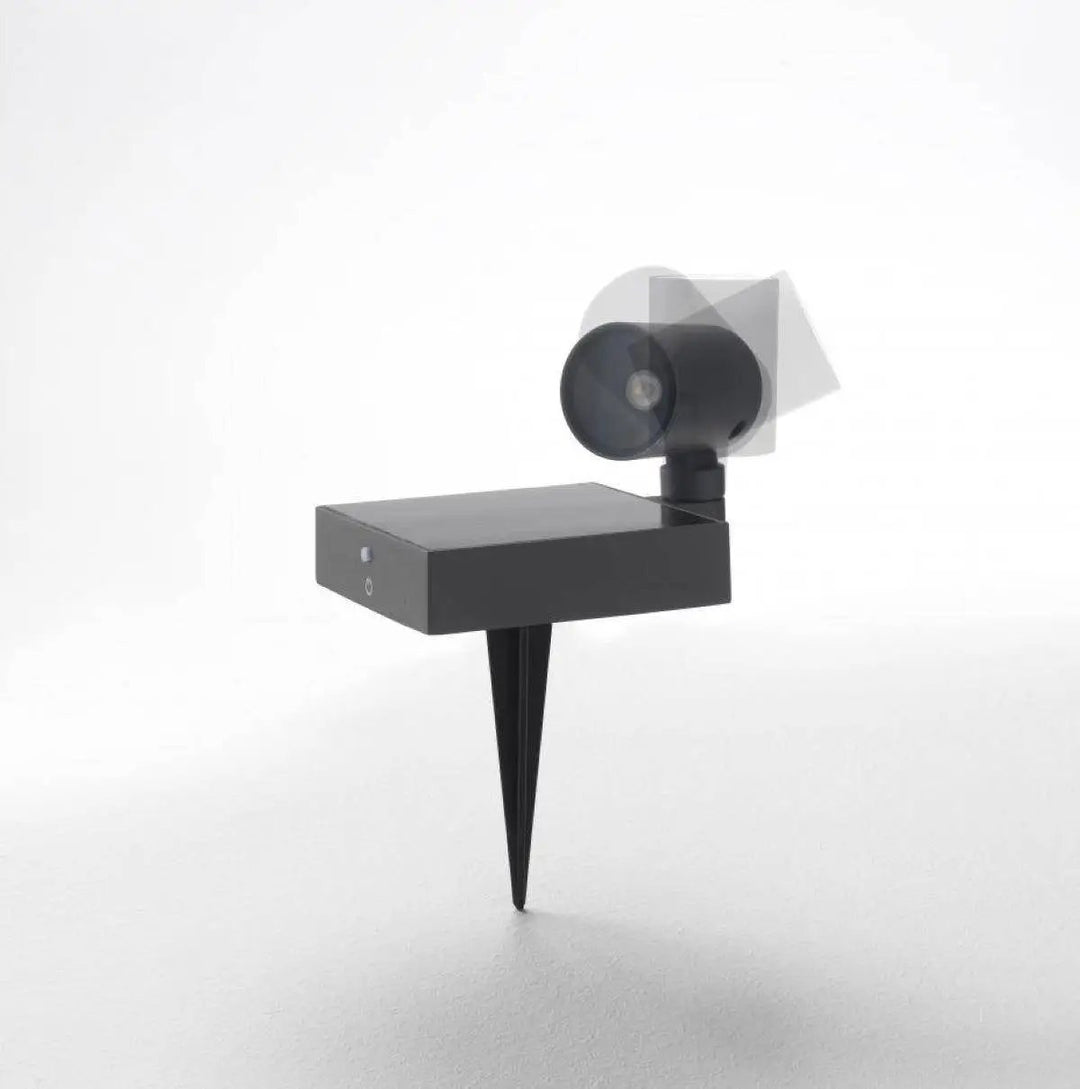 Lampe solaire sur piquet, anthracite