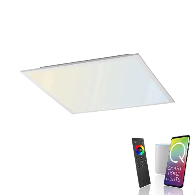 Paul Neuhaus, LED-Panel Smart CCT 45x45cm, smarte LED Deckenbeleuchtung