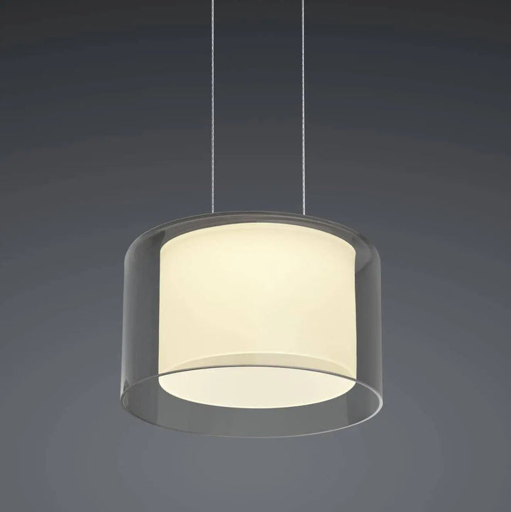 Suspension LED Grand Smoke 3 lampes, anthracite