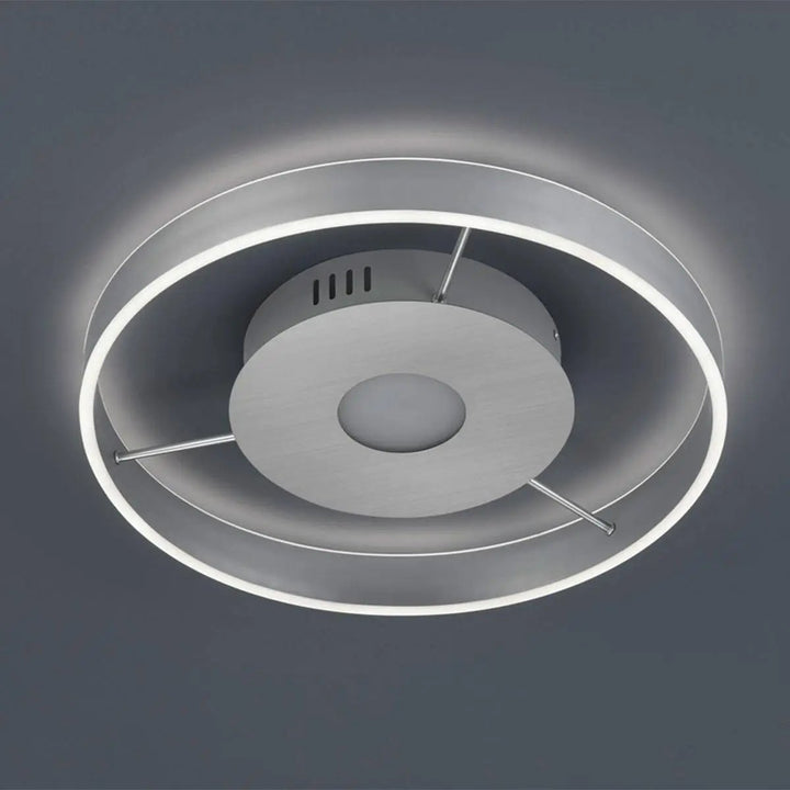 Plafonnier Logan, nickel