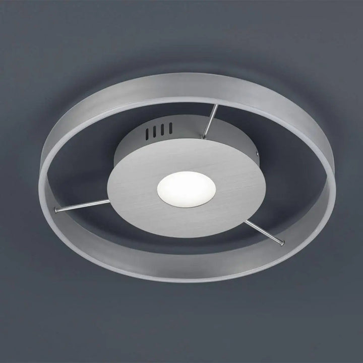 Plafonnier Logan, nickel