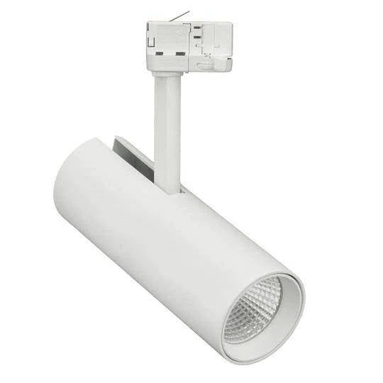 LUX-IT, LED-Stromschienenstrahler Mox Tube, Weiss, professionelle Schienenbeleuchtung
