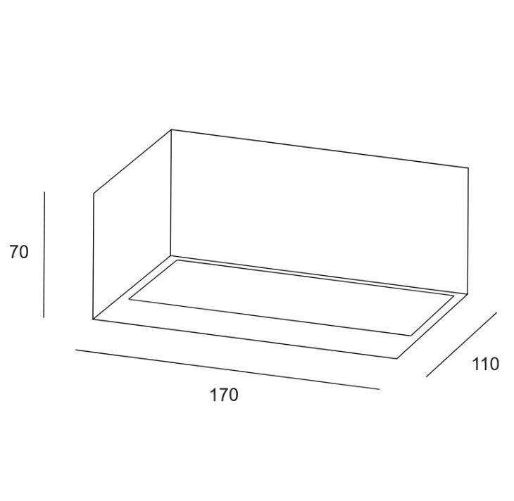 Wandleuchte Neme V2, anthrazit, CCT