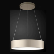 Farluma, Led-Pendelleuchte Meta, Champagner, stilvolle LED Pendelleuchte
