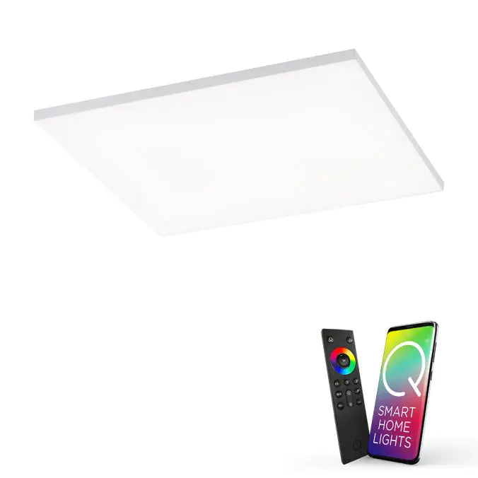 Paul Neuhaus, LED-Panel Smart RGBW 45x45cm, smarte LED Deckenbeleuchtung