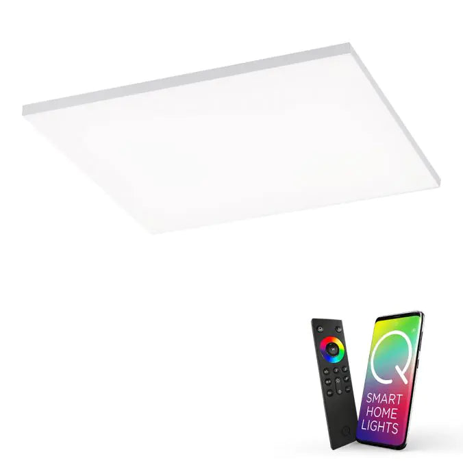 Paul Neuhaus, LED-Panel Smart RGBW 62x62cm, smarte LED Deckenbeleuchtung