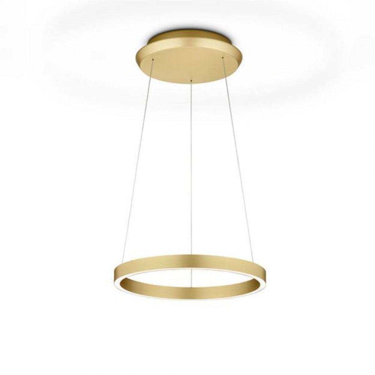 GKS Knapstein, Pendelleuchte Svea, Gold matt 40cm, Produktbild