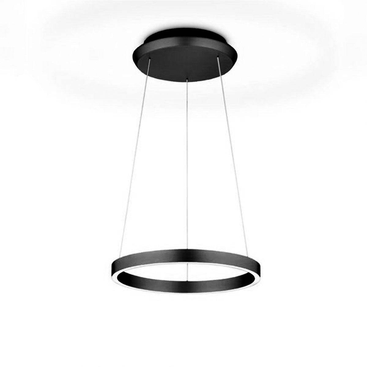 GKS Knapstein, Pendelleuchte Svea, Schwarz 40cm, Produktbild