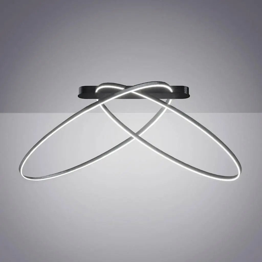 Deckenleuchte Leggera, schwarz