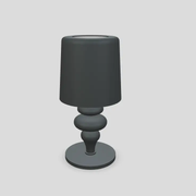 Masiero s.r.l, Tischleuchte Lea, Dunkelgrau 28cm, Produktbild