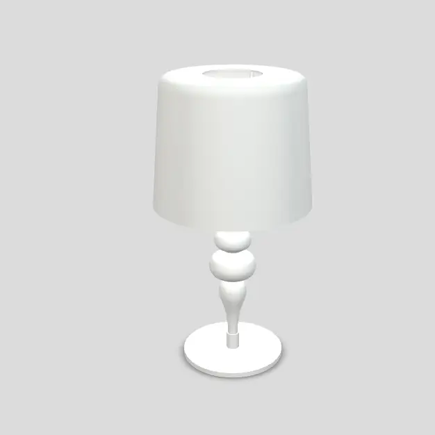 Masiero s.r.l, Tischleuchte Lea, Weiss 53cm, Produktbild