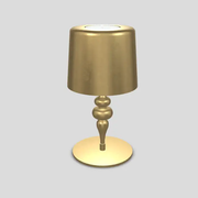 Masiero s.r.l, Tischleuchte Lea, Blattgold 75cm, Produktbild