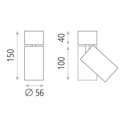 ACB Iluminacion, Aufbaustrahler Tune Spot, technische Lichtplanung