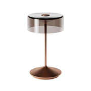 Sigor, Akku-Tischleuchte Numotion, Bronze, moderne Tischbeleuchtung