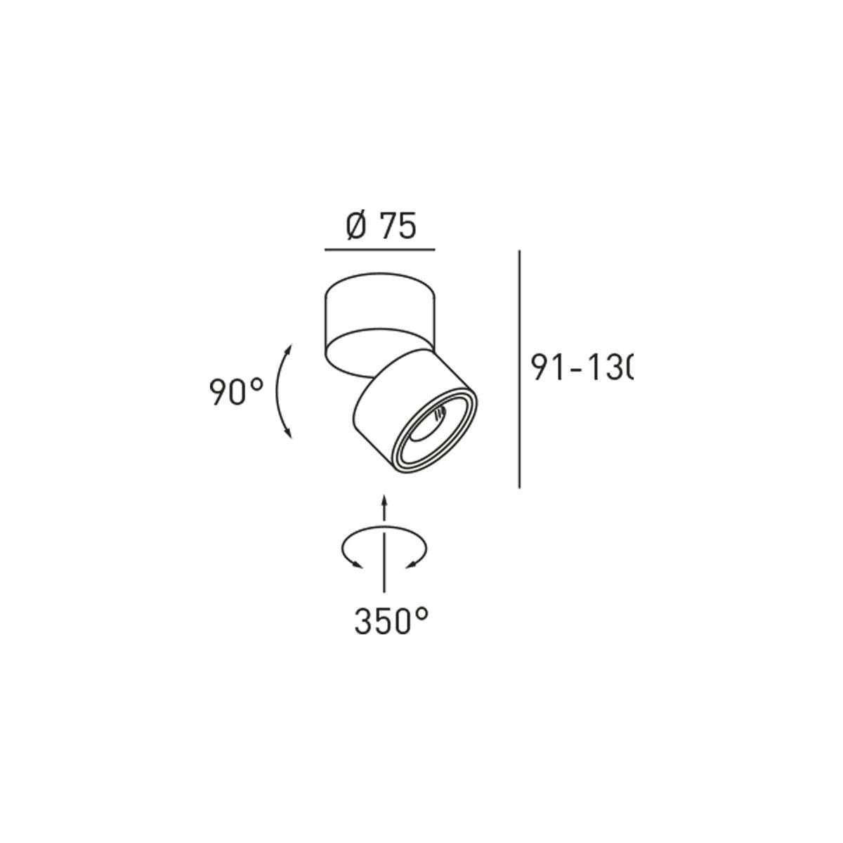 DLS Lighting, Clippo S klein Aufbaustrahler, technische Lichtplanung