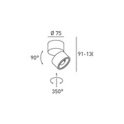 DLS Lighting, Clippo S klein Aufbaustrahler, technische Lichtplanung