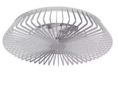 LED ceiling fan Laya, white