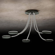 Holtkötter, Deckenleuchte Flex D5, Platin Sand, moderne Deckenleuchte