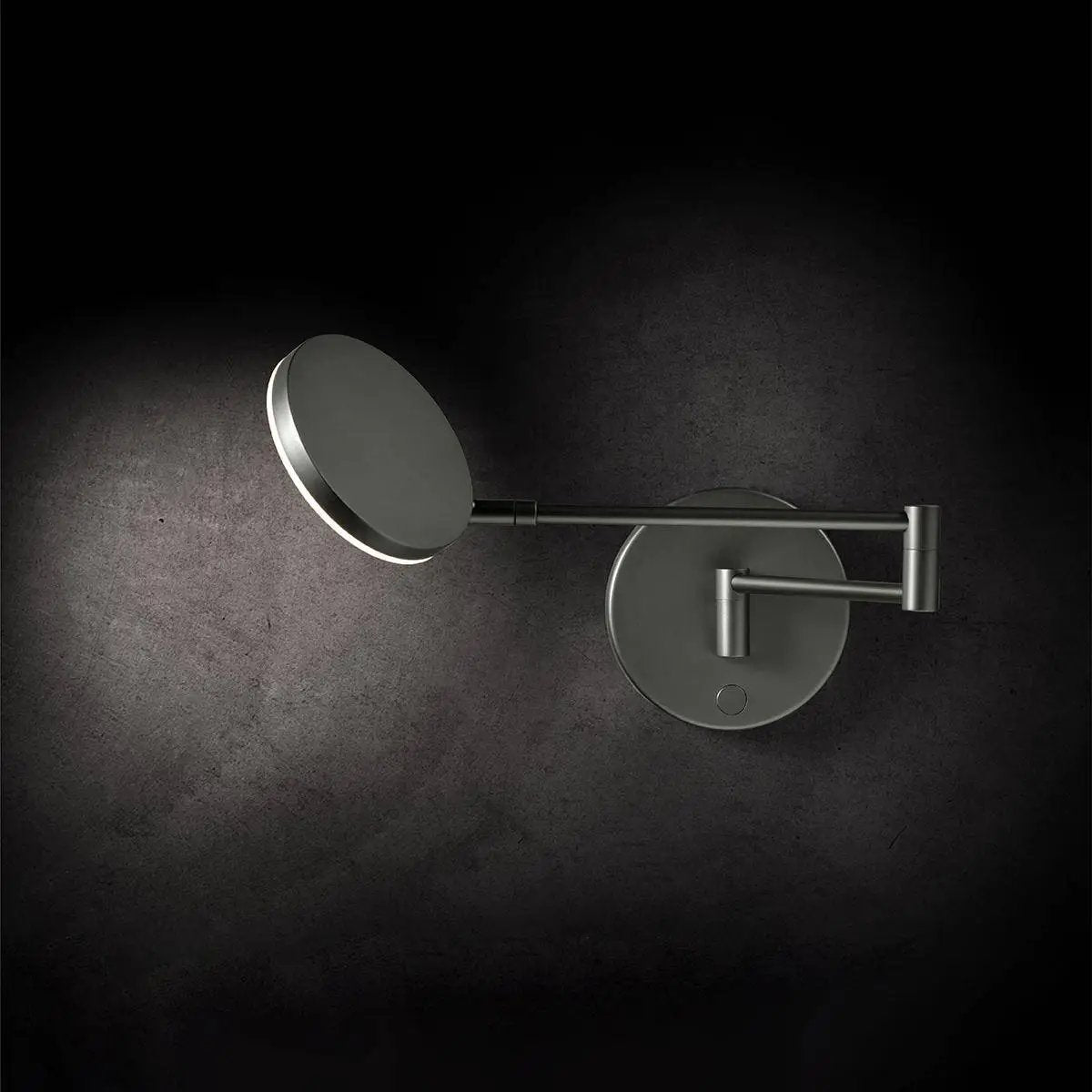 Holtkötter, Wandleuchte Plano WB, Platin, moderne Lichtlösung