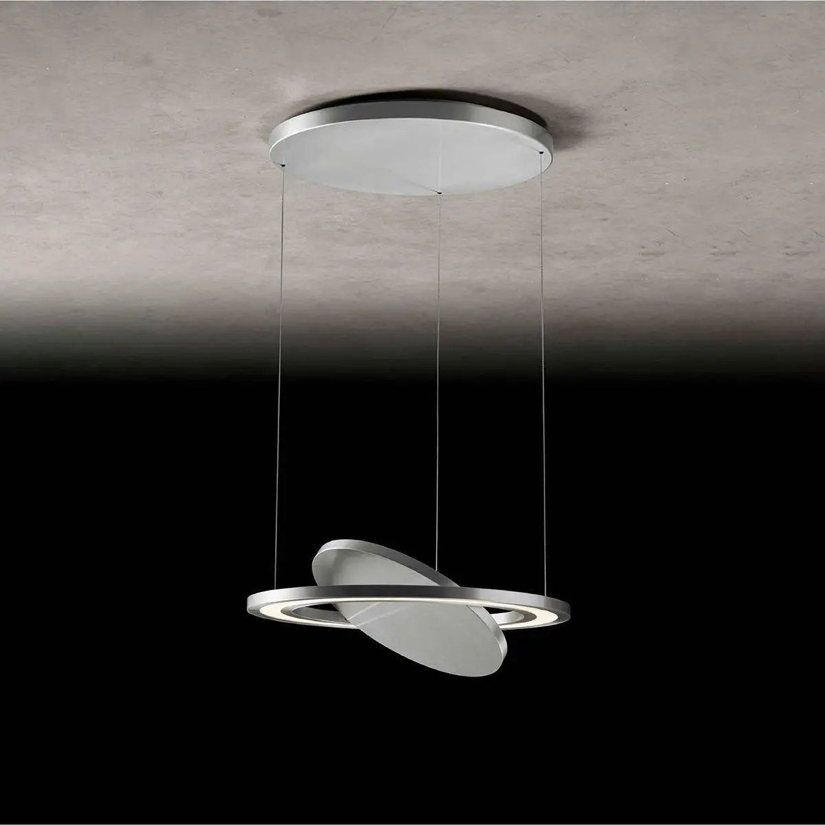Holtkötter, Pendelleuchte Supernova PW, Aluminium, stilvolle Pendelleuchte