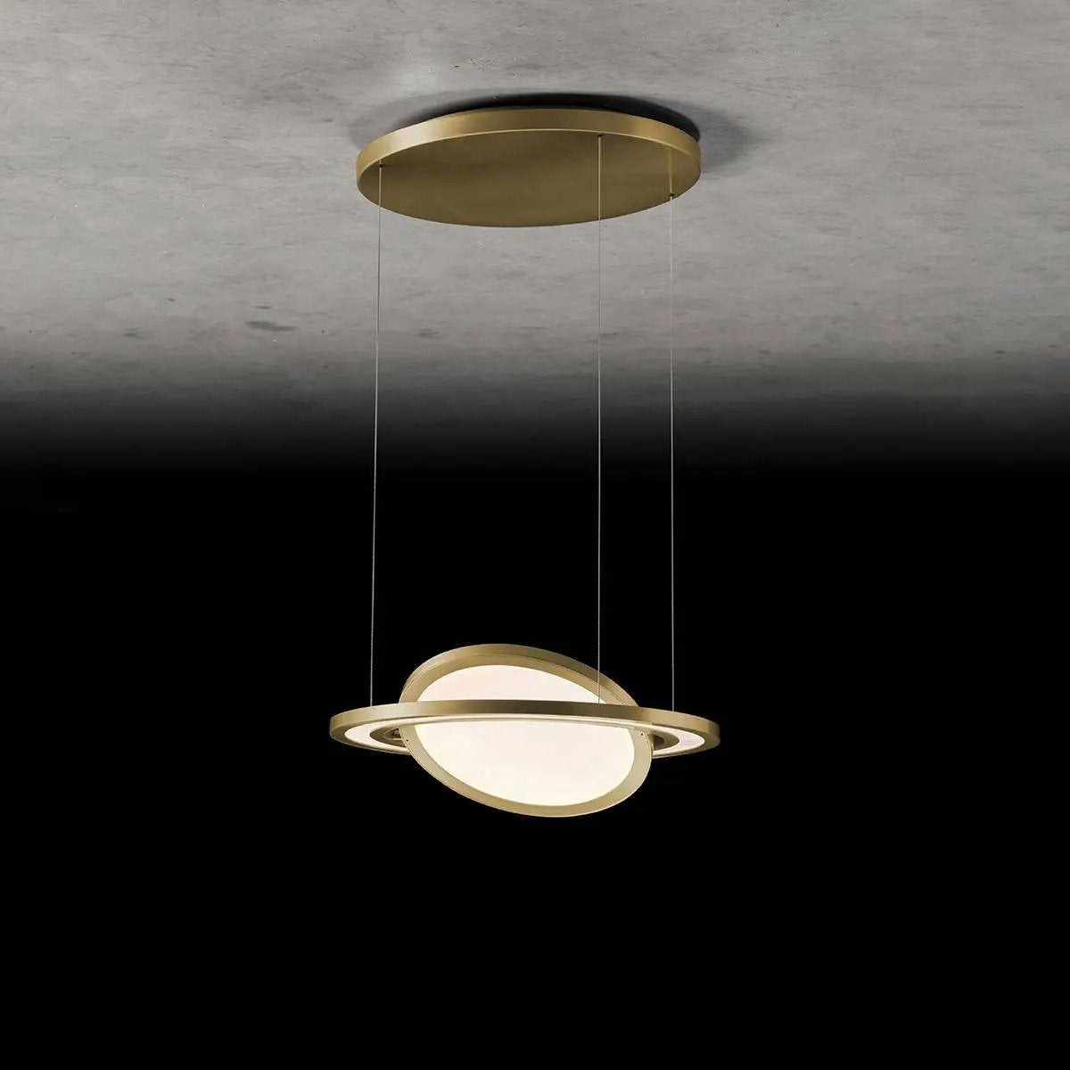 Holtkötter, Pendelleuchte Supernova PW, Messing, moderne Pendelleuchte