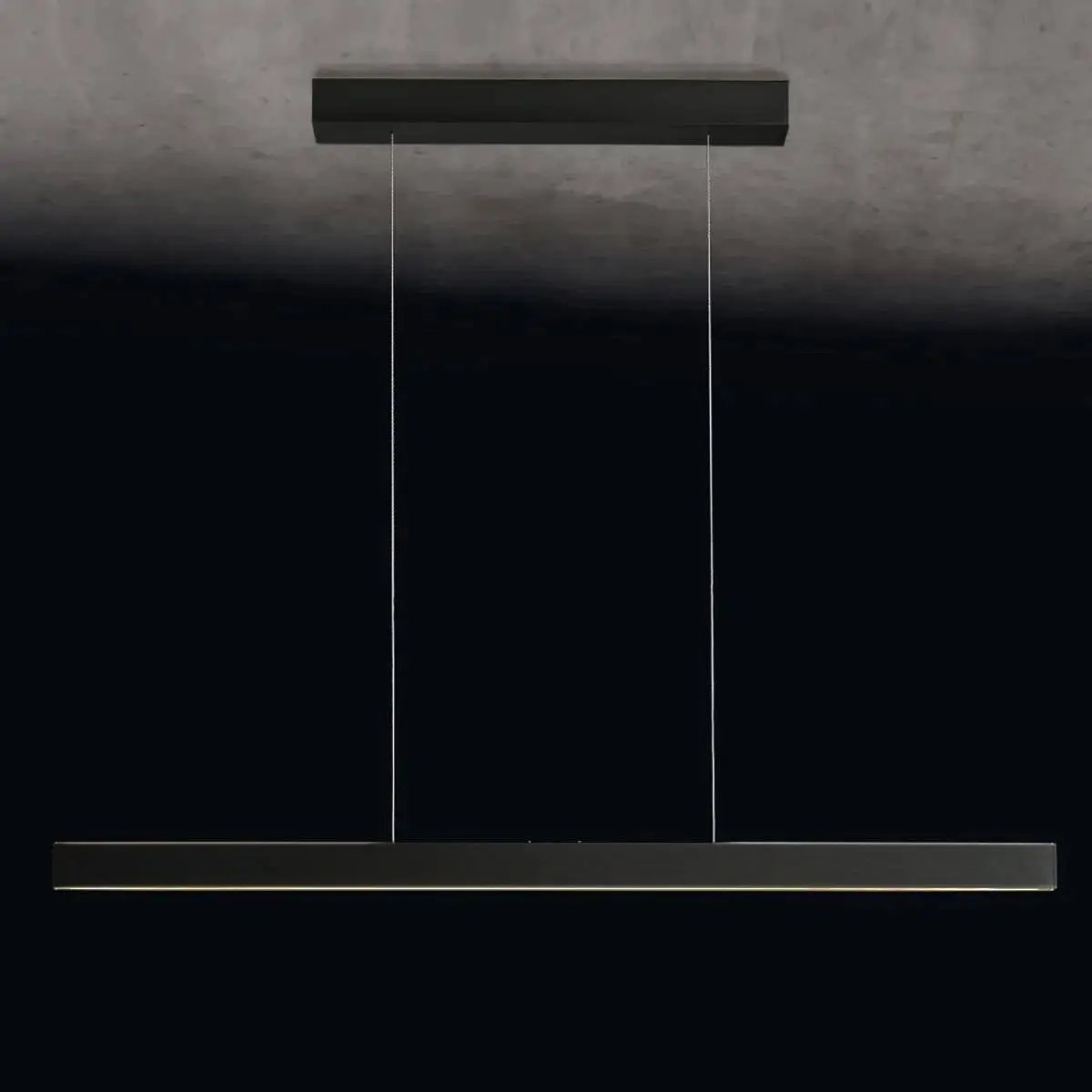 Holtkötter, Pendelleuchte Xena, 900mm Schwarz, moderne Pendelleuchte