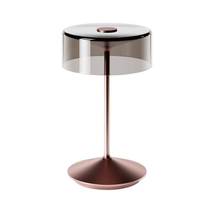 Sigor, Akku-Tischleuchte Numotion, Rose, moderne Akku Leuchte
