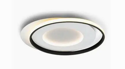 Schuller, LED Deckenleuchte SOS, Weiss-Schwarz, moderne LED Deckenleuchte