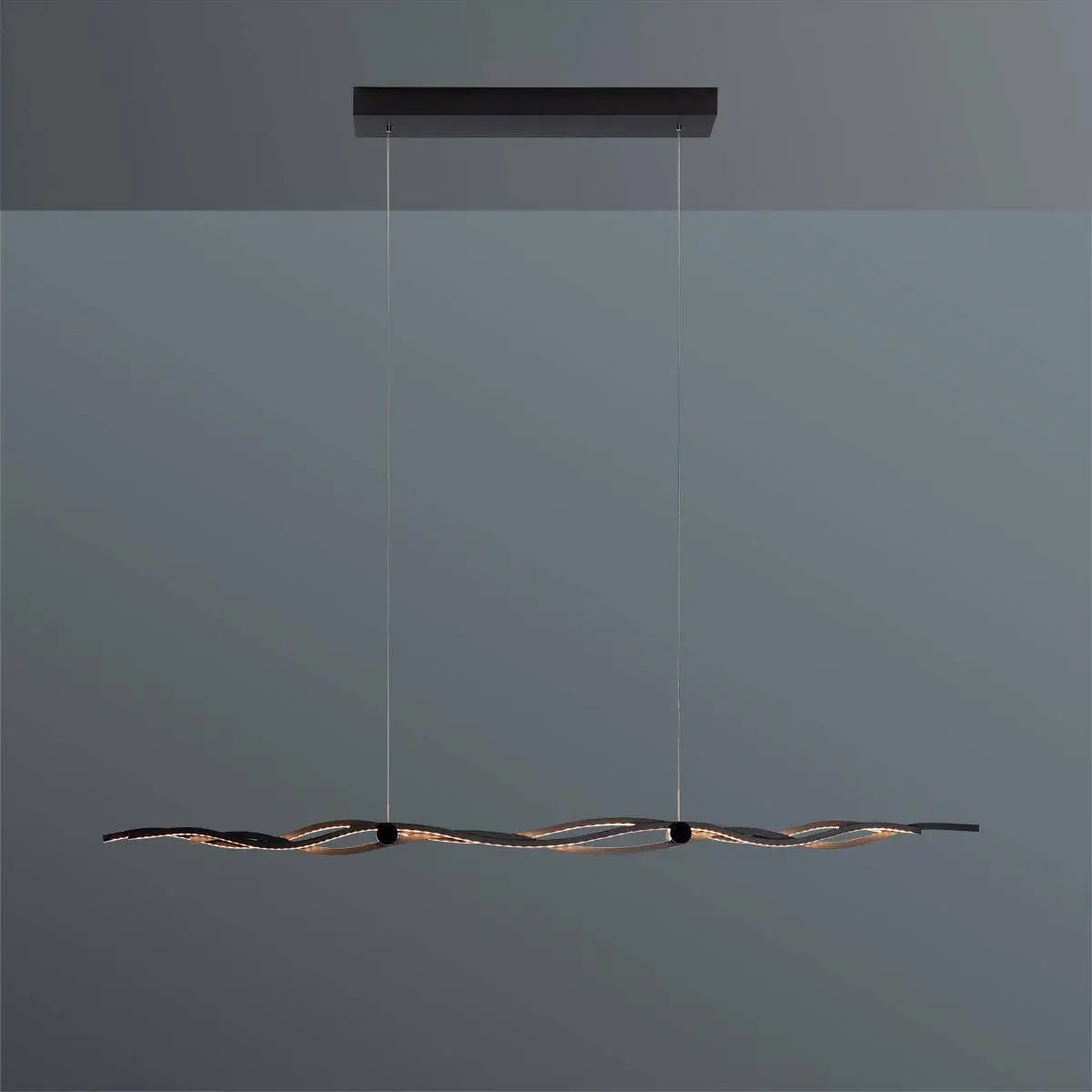 Escale, Pendelleuchte Silk 2.0, Raumbild, moderne Lichtlösung