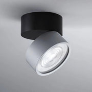 LUX-IT, Aufbaustrahler Swing Out 15,5W, Schwarz-Grau, technische Deckenbeleuchtung