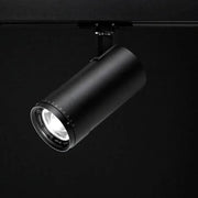 LUX-IT, 3-Phasen Stromschienenstrahler LuxZoom, Schwarz, professionelle Schienenbeleuchtung