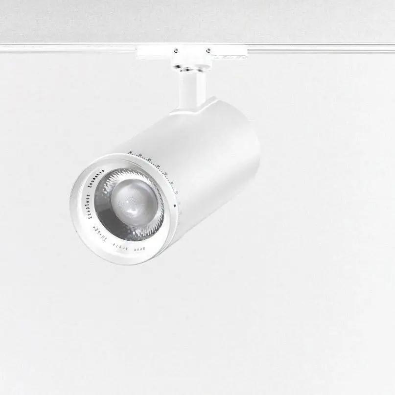LUX-IT, 3-Phasen Stromschienenstrahler LuxZoom, Detail, moderne Akzentbeleuchtung